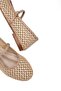 Women's Straw Knitted Mesh Moccasin Espadrille Buckle Ballerinas 9015 - 7
