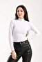 Women's Black White Cream Bitter Brown 4-Piece Long Sleeve Bodysuit - 4
