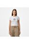Classic Women's Slim Fit Printed White T-Shirt