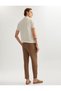 Cotton Muslin Chino Pocket Detailed Waist Lace up Trousers - 2