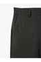 Viscose Blend Chino Pocket Detailed Tapered Fit Trousers - 5