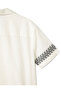 Cotton Turn-Down Collar Regular Fit Pattern Embroidered Short Sleeve Shirt - 6