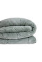 Single Reversible Welsoft Comforter Duvet Set Green 155X215 cm - Dormio Soft Bloom Series - 7