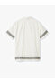 Cotton Turn-Down Collar Regular Fit Pattern Embroidered Short Sleeve Shirt - 4