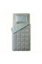 Single Reversible Welsoft Comforter Duvet Set Green 155X215 cm - Dormio Soft Bloom Series - 3