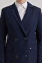 Double-Breasted Blazer Basic Jacket Navy Blue - 3