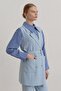 Belted Blazer Basic Vest Light Blue - 2