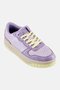 Women Lace Up Casual Shoes, Purple