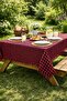 Checked Tablecloth , Pötikara Pattern Tablecloth, Small Square Pattern Picnic Cloth