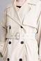معطف ترنش كوت من نسيج التويل ذو المقاس العادي G9950AX26SP - 4