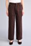 100% Cotton Baggy Fit Regular Waist Gabardine Trousers G9893Ax26Sp - 3