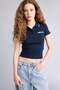 Fitted Polo Collar Rib Knit T-Shirt H1086Ax26Sp - 3