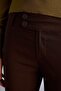 Flare Fit Zippered Regular Waist Bengaline Trousers G2313Ax26Sp - 4