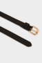 Women's Oval Buckle Faux Leather Daily Belt G7898Axns - 3
