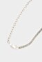 Women's Stone Chain Necklace H0832Axns - 2