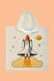 منشفة الشاطئ المعطف للأطفال من Space Cloudy - 2