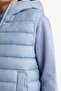 Water Repellent Hooded Inflatable Vest for Boys F9523A826Sp - 5