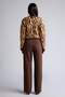 Straight Gabardine Regular Waist Straight Leg Trousers H0092Ax26Sp - 4
