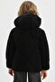 Water Repellent Hooded Zippered Snap Fastener Quilted Puffer Coat Girls A0839A825Au - 4