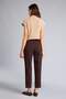 Carrot Fit Zippered High Waist Skinny Leg Cropped Trousers C2466Ax26Sp - 5