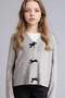 V-Neck Bow Buttoned Cardigan Girls G6981A826Sp