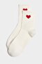 Women's 2-Piece Cotton Long Socks with Teddy Bear Design H3164Axns - 3