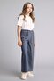 Wide Leg Jean Look Pants for Girls G6814A826Sm
