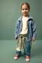 100% Cotton Zippered Embroidered Denim Jacket for Baby Boy G7015A526Sp - 2