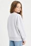 Nba Oversize Wide Fit Crew Neck Sweatshirt Girls' F3435A825Au - 5