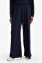 Ultra Soft Wide Leg Long Length Modal Sports Pants with Pockets F9493Ax26Sp - 3