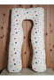 100% Organic Cotton Lined Pregnancy Support Pillow Orange Butterflies Pattern