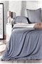 Muslin Bedspread Set of 4(Nev240X260 Bed Sheet 180X200+30 \Y.Kilifi 60X80 2 Pieces -)Grey/White - 3