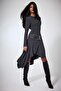 Crew Neck Long Sleeve Midi Dress G8692Ax25Cw - 2