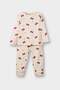 Baby Girl Christmas Themed Pajama Set Long Sleeve Top Long Bottom F0639A525Au - 2