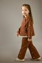 Wide Leg Floral Pants with Elastic Waist Baby Girl G6842A525CW