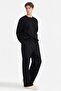 Flat-Legged Sweatpants with Tie-Up Waist G6751Ax25Au - 2