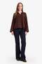 Relax Fit Shirt Collar Suede Long Sleeve Blouse G8951Ax26Sp - 4