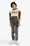 Oversize Long Sleeve Hooded Cotton Printed Soft Fleece Inside Sweatshirt for Boys G5562A825Cw - 2