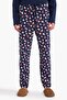 100% Cotton New Year's Themed Pajama Set Regular Fit Long Sleeve Top Long Bottom G7274Ax25Wn - 3