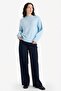 Oversize Crew Neck Drop Shoulder Basic Knitwear Sweater F3895Ax26Sp - 2