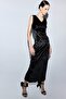 V-Neck Sleeveless Velvet Dress G7546Ax25Wn - 2