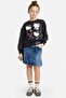 Hello Kitty Overshirt Fit Crew Neck Sweatshirt for Girls G3239A825Wn - 2
