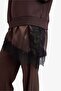 Relax Fit Crew Neck Hem Lace Detailed Sweatshirt G8595Ax25Cw - 4