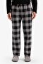 Pajama Set Regular Fit Long Sleeve Top Flannel Checkered Long Bottom F5202Ax25Wn - 3