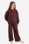 Wide Leg Wide Loose Leg Sweatpants for Girls G6277A825Wn