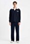 Flat-Legged Sweatpants with Tie-Up Waist G6751Ax25Au