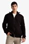 Standard Fit High Collar Zippered Knitwear Cardigan C9014Axvrtl1 - 3