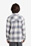 Warm 100% Cotton Oversize Wide Fit Polo Collar Checkered Flannel Long Sleeve Shirt for Boys G3 - 5