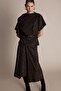 Pencil Checkered Regular Waist Midi Skirt G6127Ax25Wn - 3