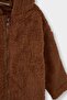Embroidered Hooded Zippered Plush Cardigan for Baby Boy G3144A525Wn - 2